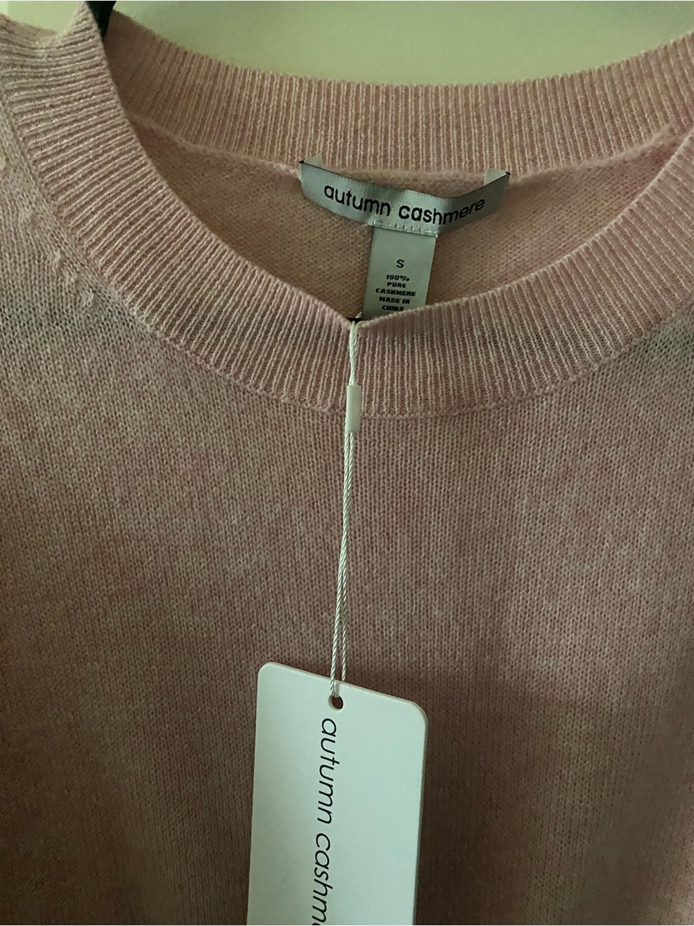 AUTUMN CASHMERE PINK CREWNECKNSWEATER - Picture 2 of 5